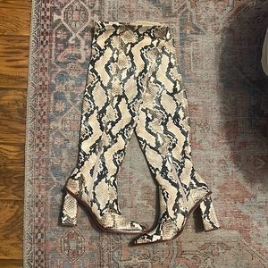 Vince Camuto, size 8, over the knee block heel boots